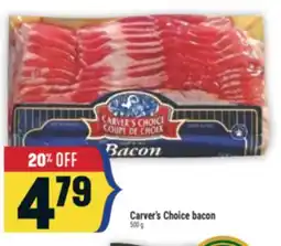 Marché Adonis Carver's Choice bacon offer