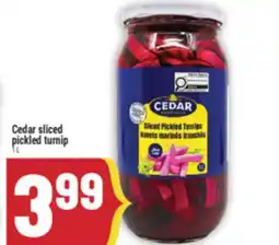 Marché Adonis Cedar sliced pickled turnip offer