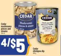 Marché Adonis Cedar mushrooms pieces and steams offer