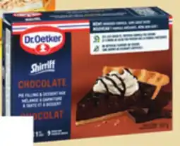 Giant Tiger Dr. Oetker pie filling or dessert mix offer