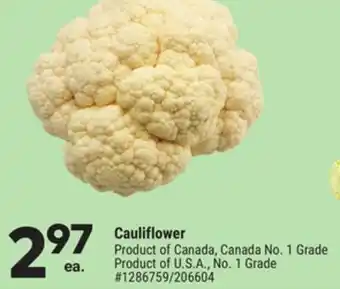 Giant Tiger Cauliflower offer
