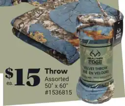 Giant Tiger Throw offer