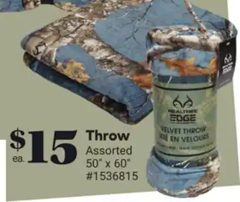 Giant Tiger Throw offer