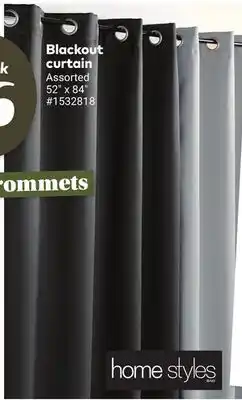 Giant Tiger Blackout curtain offer