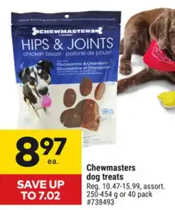 Giant Tiger Chewmasters dog treats offer