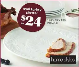 Giant Tiger oval turkey platter offer