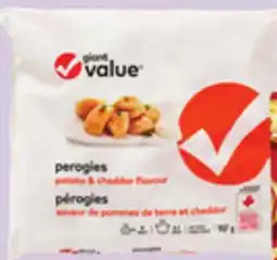 Giant Tiger Giant Value perogies offer