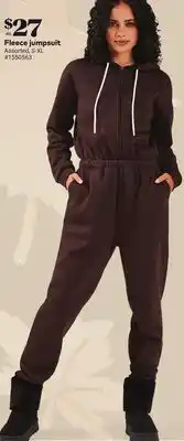 Giant Tiger Fleece jumpsuit offer