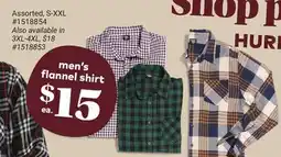 Giant Tiger men's flannel shirt offer