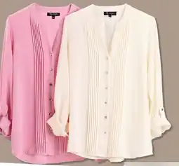 Giant Tiger pintuck airflow blouse offer