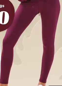 Giant Tiger active seamless nylon leggings offer