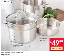 Kitchen Stuff Plus Kuisine Pasta Cooker Set offer