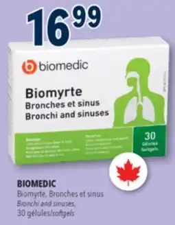 Familiprix BIOMEDIC Bronchi and sinuses, 30 softgels offer