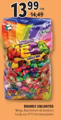 Familiprix BRANDS UNLIMITED, Mega, Candy mix, 410 pieces offer