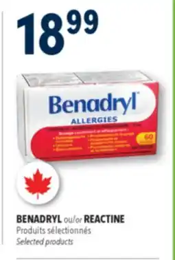 Familiprix BENADRYL Selected products offer