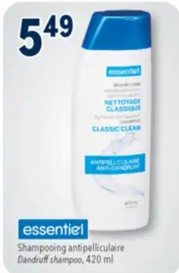 Familiprix ESSENTIEL, Dandruff shampoo, 420 ml offer