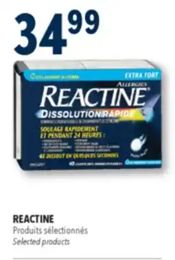 Familiprix REACTINE, Selected products offer