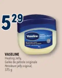Familiprix VASELINE, Healing Jelly, Petroleum jelly original, 375 g offer