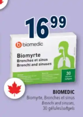 Familiprix BIOMEDIC, Biomyrte, Bronchi and sinuses, 30 softgels offer