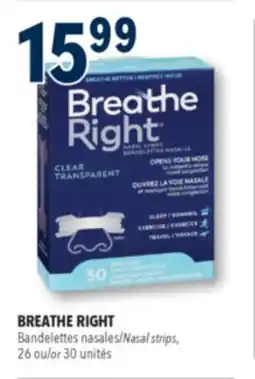 Familiprix BREATHE RIGHT, Nasal strips, 30 unités offer