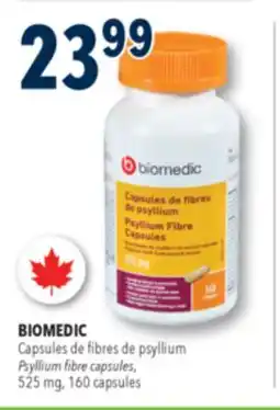 Familiprix BIOMEDIC, Psyllium fibre capsules, 525 mg, 160 capsules offer