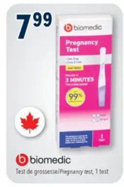 Familiprix BIOMEDIC, Pregnancy test, 1 test offer