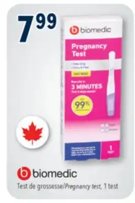 Familiprix BIOMEDIC, Pregnancy test, 1 test offer