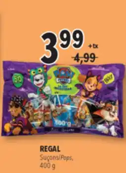 Familiprix REGAL, Pops, 400 g offer
