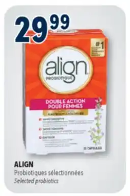 Familiprix ALIGN, Selected probiotics offer