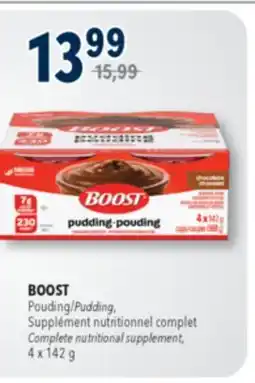 Familiprix BOOST, Pudding, Complete nutritional supplement, 4 x 142 g offer