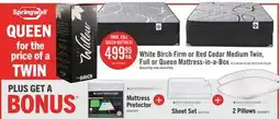 The Brick Springwall White Birch Tight Top Firm Twin Mattress-in-a-Box offer
