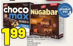 Metro BARRES CHOCO MAX LECLERC | LECLERC CHOCO MAX BARS offer