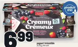 Metro YOGOURT IRRÉSISTIBLE | IRRÉSISTIBLE YOGURT offer