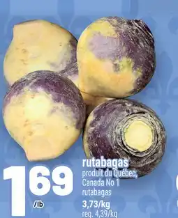 Metro RUTABAGAS | RUTABAGAS offer