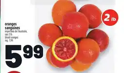 Metro ORANGES SANGUINES | BLOOD ORANGES offer