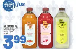 Metro JUS HÉRITAGE 77 | HÉRITAGE 77 JUICE offer