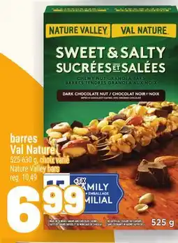 Metro BARRES VAL NATURE | NATURE VALLEY BARS offer