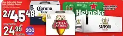 Metro BIÈRE STELLA ARTOIS, CORONA EXTRA, HEINEKEN, SAPPORO | BEER offer