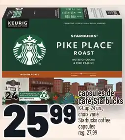 Metro CAPSULES DE CAFÉ STARBUCKS | STARBUCKS COFFEE CAPSULES offer