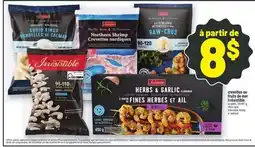 Metro CREVETTES OU FRUITS DE MER IRRÉSISTIBLE | IRRÉSISTIBLE SHRIMP OR SEAFOOD offer