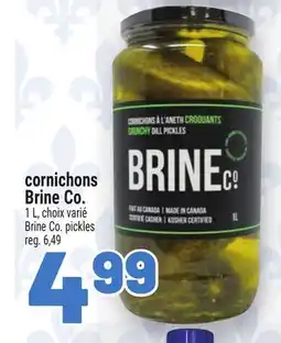 Metro CORNICHONS BRINE CO. | BRINE CO. PICKLES offer