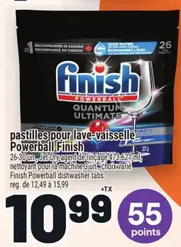 Metro PASTILLES POUR LAVE-VAISSELLE POWERBALL FINISH | FINISH POWERBALL DISHWASHER TABS offer