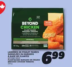 IGA PLANT-BASED BURGERS OR FROZEN BREADED CHICKEN TENDERS offer