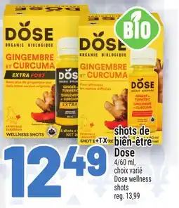 Metro SHOTS DE BIEN-ÊTRE DOSE | DOSE WELLNESS SHOTS offer
