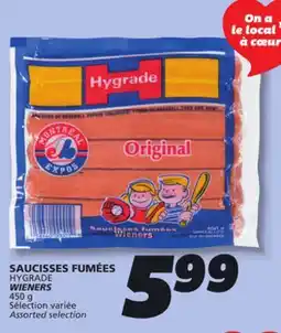 IGA HYGRADE WIENERS offer