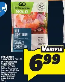 IGA FROZEN WILD ARGENTINIAN RAW SHRIMP offer