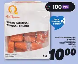 IGA LA PAYSANNE FROZEN PARMESAN FONDUE offer