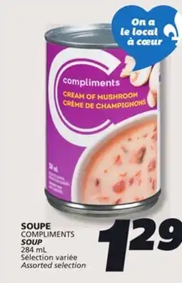 IGA SOUP offer