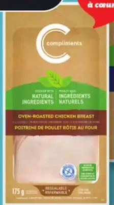 IGA COMPLIMENTS SLICED CHICKEN BREAST OR HAM offer