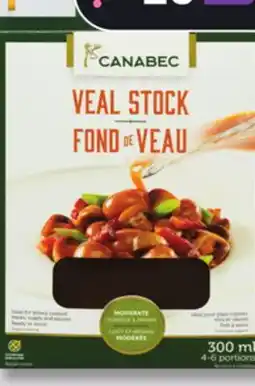 IGA CANABEC VEAL STOCK offer